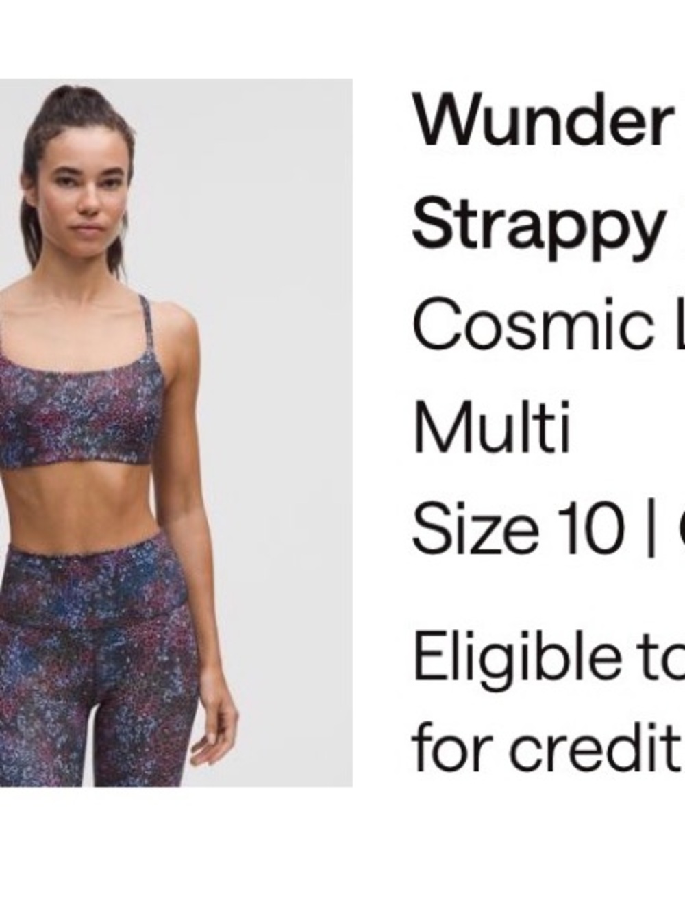Strappy Sports Bra - leopard print